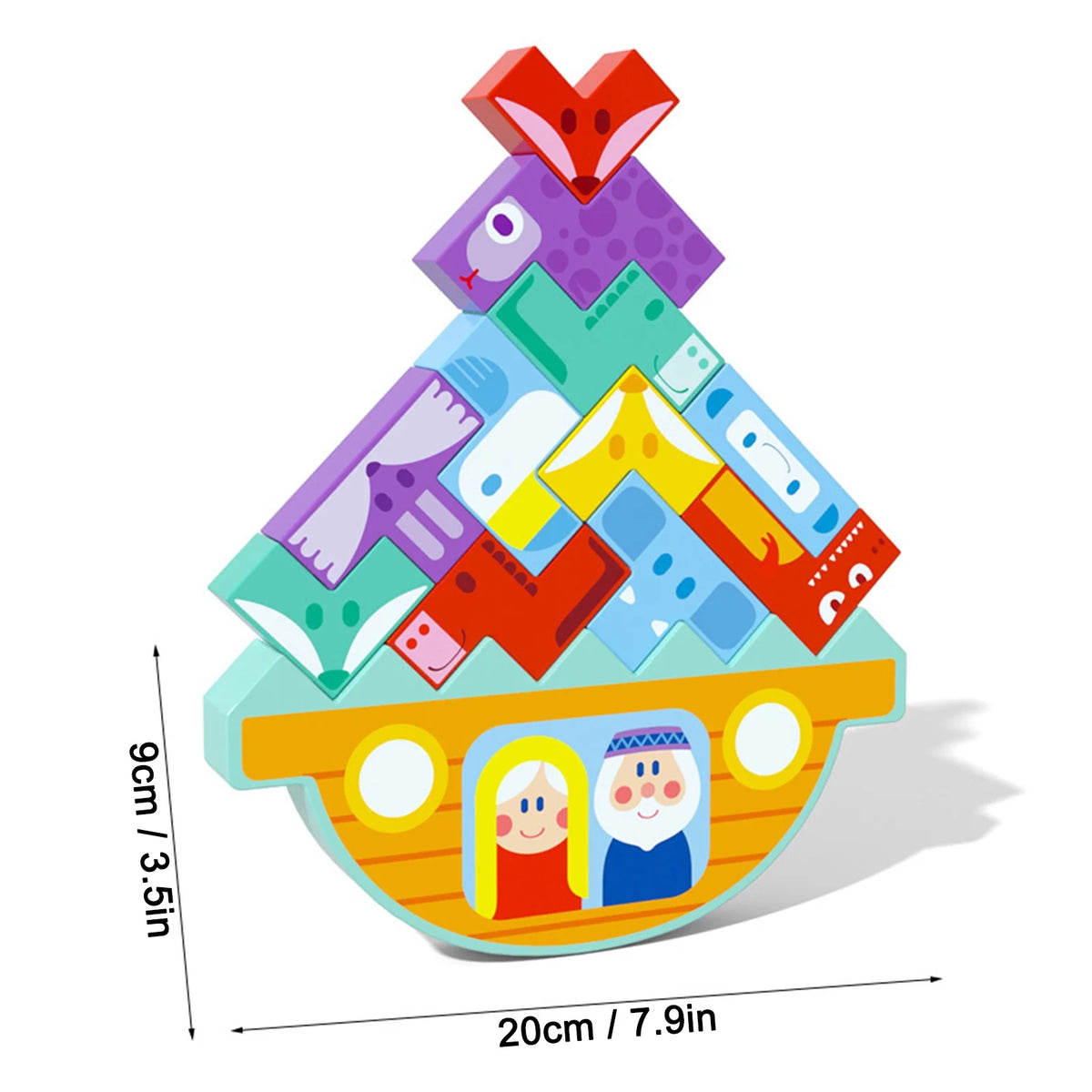 Wooden Building Block Set Educational Toy F934832