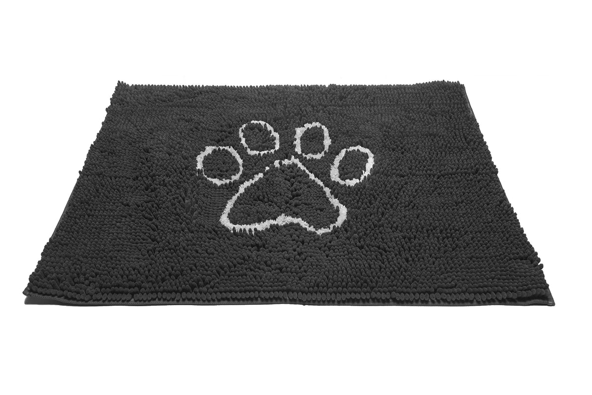 Black Microfiber Doormat 23x16 N64429