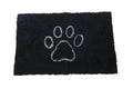 Black Microfiber Doormat 23x16 N64429