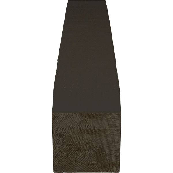 Rough Sawn Faux Wood Fireplace Mantel, Natural Ash J16564