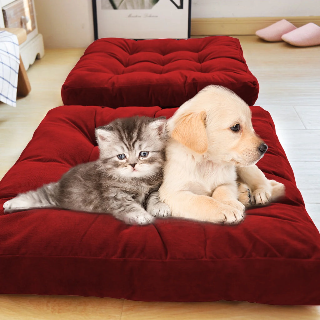 22"x22" Square Tufted Floor Pillow W7741