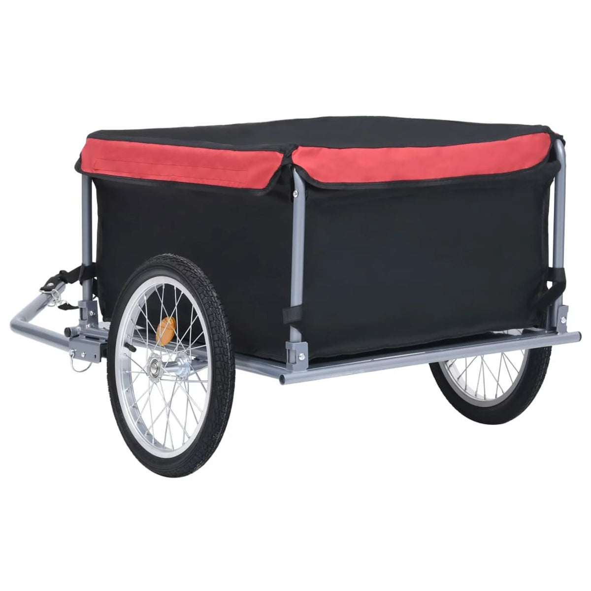 Bike Cargo Trailer with Foldable Drawbar and Removable Cargo Compartment 2 Wheels P3303