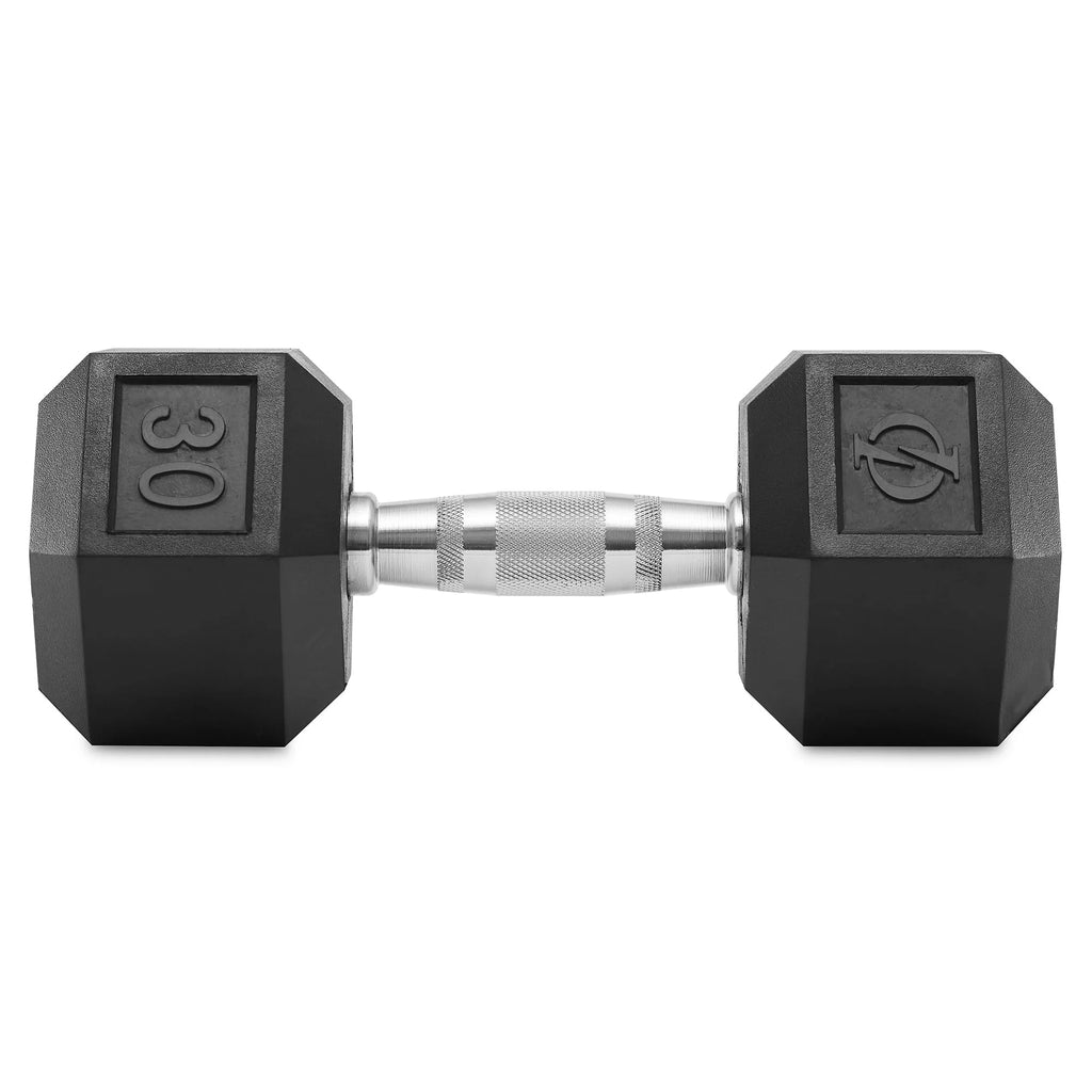 45 lbs Rubber Coated Hex Dumbbell G483