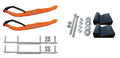 Orange MTX Snowmobile Skis with 7.5" Shaper Bars Complete Kit W902319