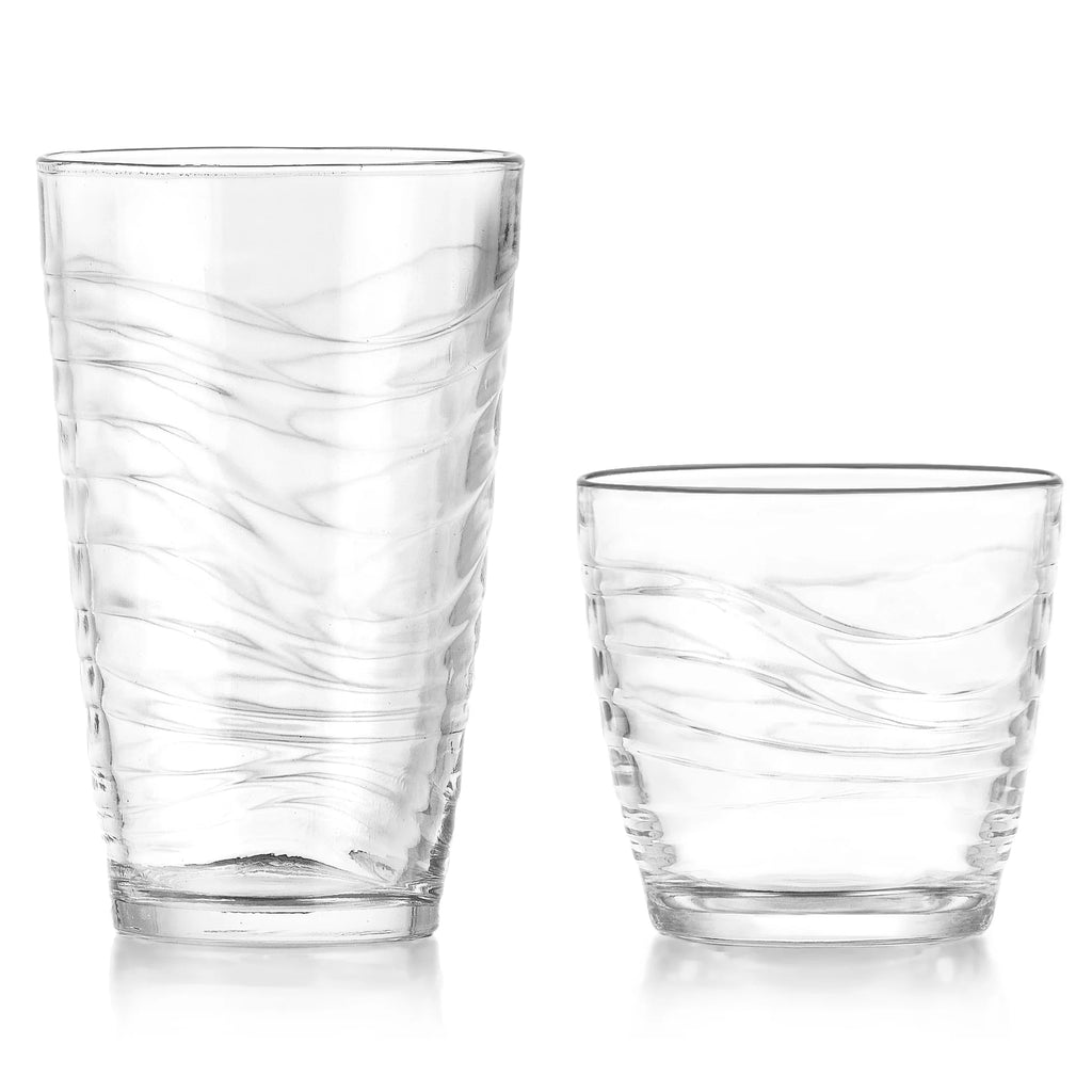 16-Piece Tumbler and Rocks Glass Set L507473
