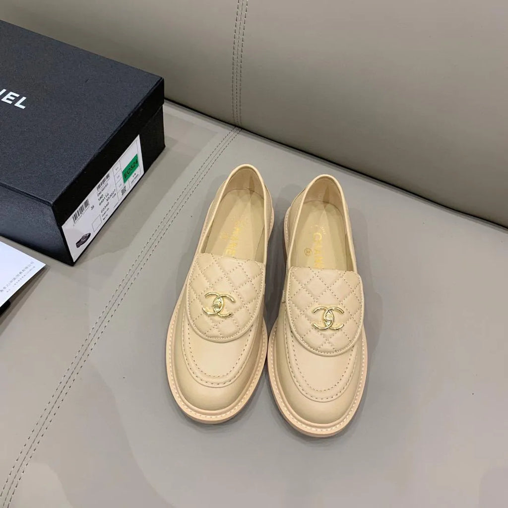 Beige Loafers I246