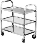 Stainless Steel 3-Tier Kitchen Trolley H943286