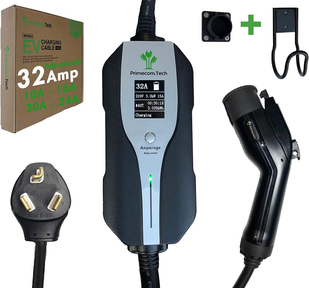 Level 2 Electric Vehicle Charger with 30Ft Cable M605
