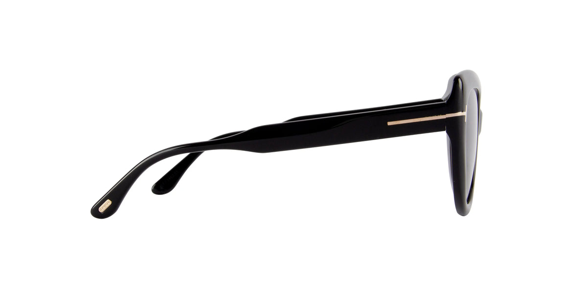 Shiny Black Polarized Sunglasses T733718