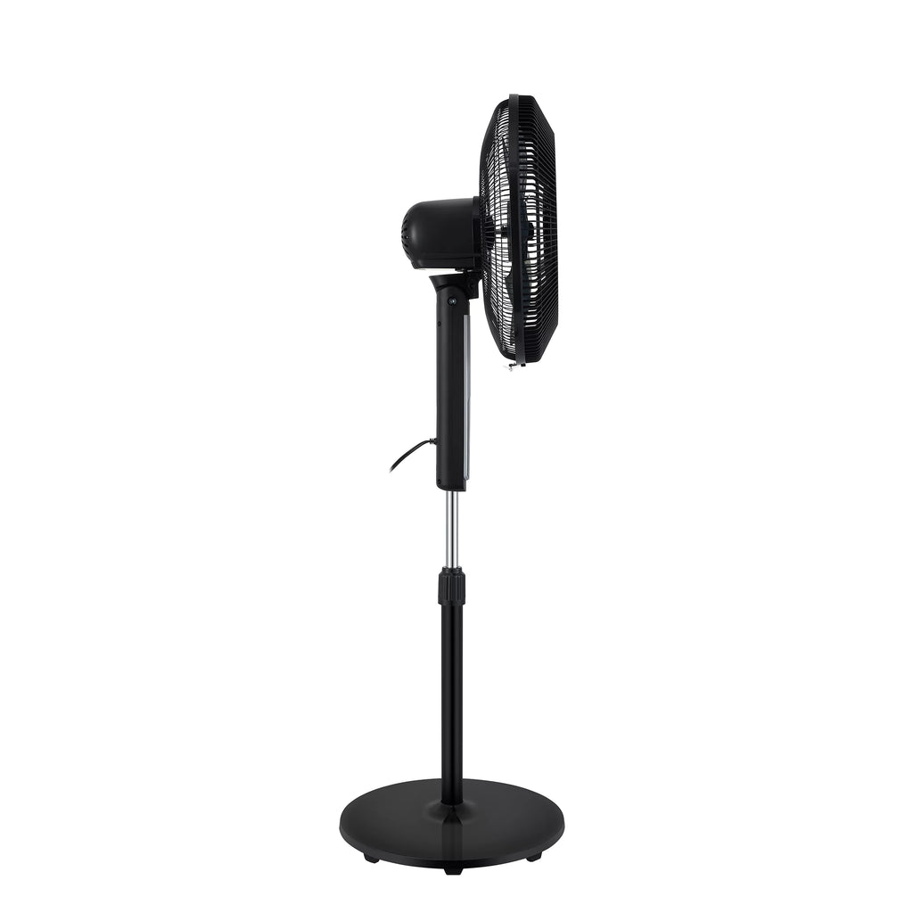 16-inch Smart Pedestal DC Fan with Wi-Fi, Black N544