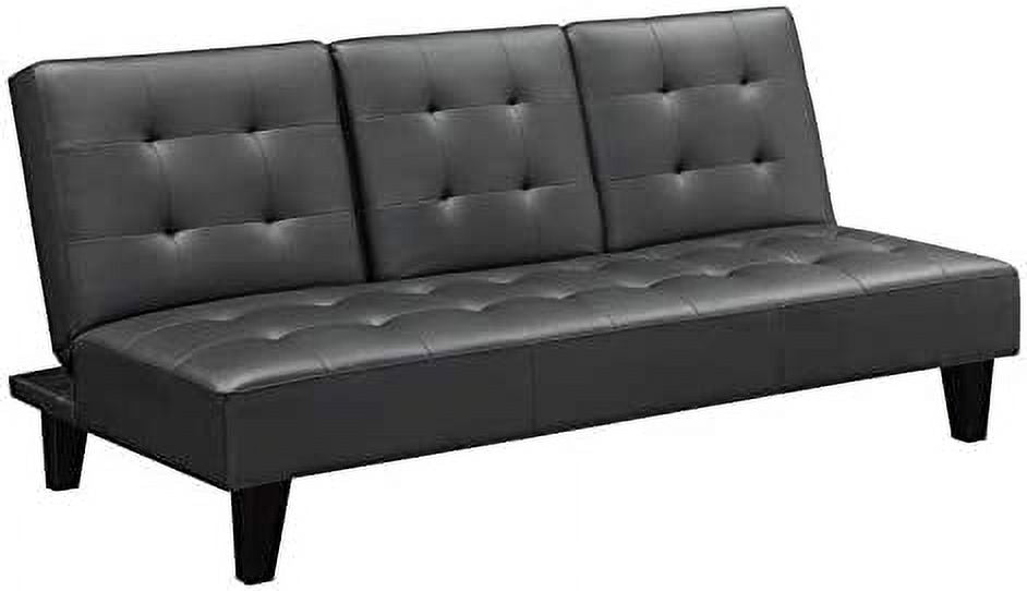 Black Cupholder Futon O50393