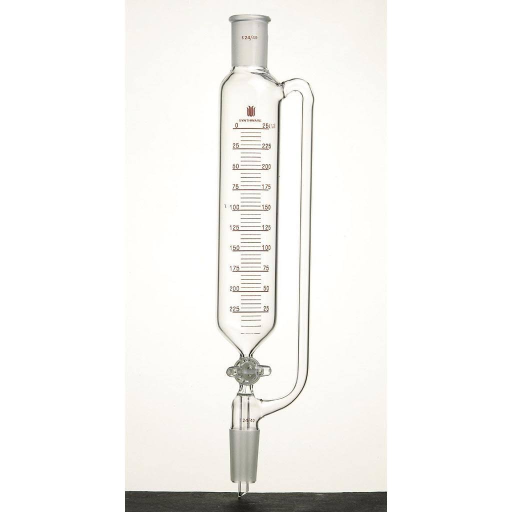 Pressure Equalizing Funnel with Glass Stopcock, 250ml, 24/40 E900